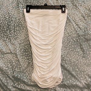 Forever 21 White Ruffled Dress